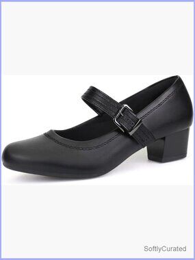 Orthopedic Dress Pumps with Chunky Heel for Bunions Comfort Work Shoes